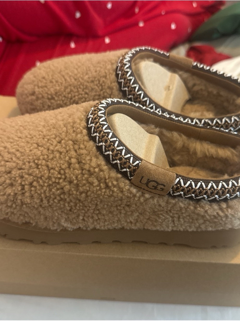 UGG Tan Tasman Mule Clog